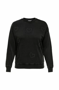 Only Carmakoma Collegegenser carInda L/S O-neck Swt Jrs