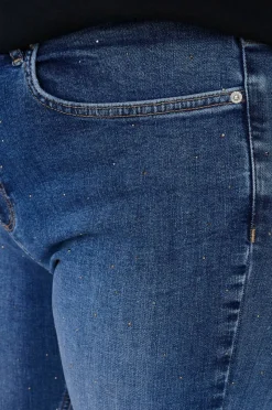 Only Carmakoma Jeans carWilly HW Flared Rhinestone