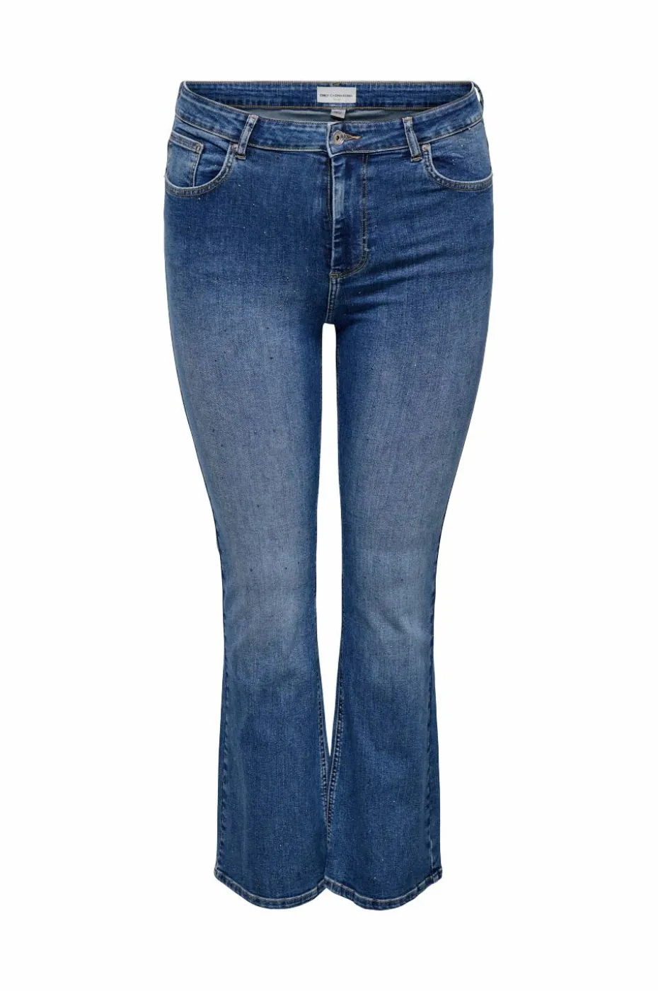 Only Carmakoma Jeans carWilly HW Flared Rhinestone