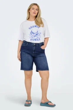 Only Carmakoma Jeans-shorts Carsonny HW Wide
