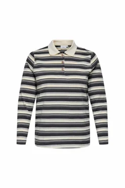 Only Carmakoma Pologenser carGlobe L/S Polo O-neck Blouse Jrs