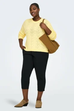 Only Carmakoma Pullover carIsa Life LS Structure Boxy O-nec
