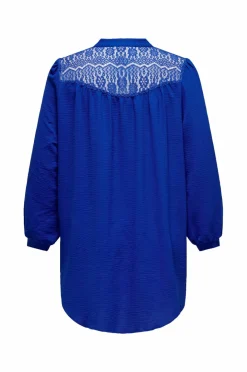 Only Carmakoma Tunika carMette Life L/S Mix Lace Long Top