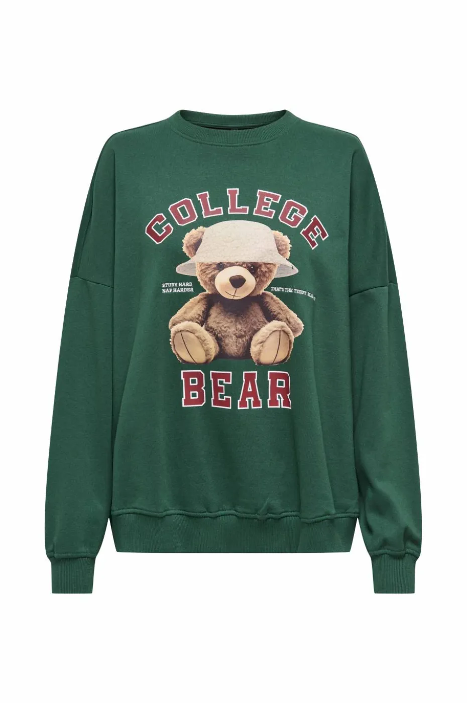 Only Collegegenser onlBila L/s Bear O-neck