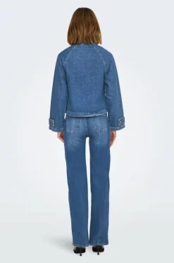 Only Denim jakke onlApril Short Dnm Trench Akm