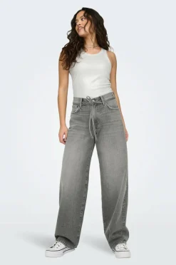 Only Jeans onlGianna MW Straight Dot757 Dnm