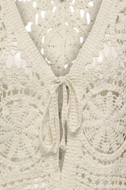Only Kardigan onlWaterly LS Crochet Tie Cardigan