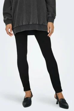 Only Leggings Onlpeony Life HW Rib Zip Legging CC