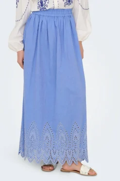 Only Maxi skjørt onlTulum Emb Maxi Skirt