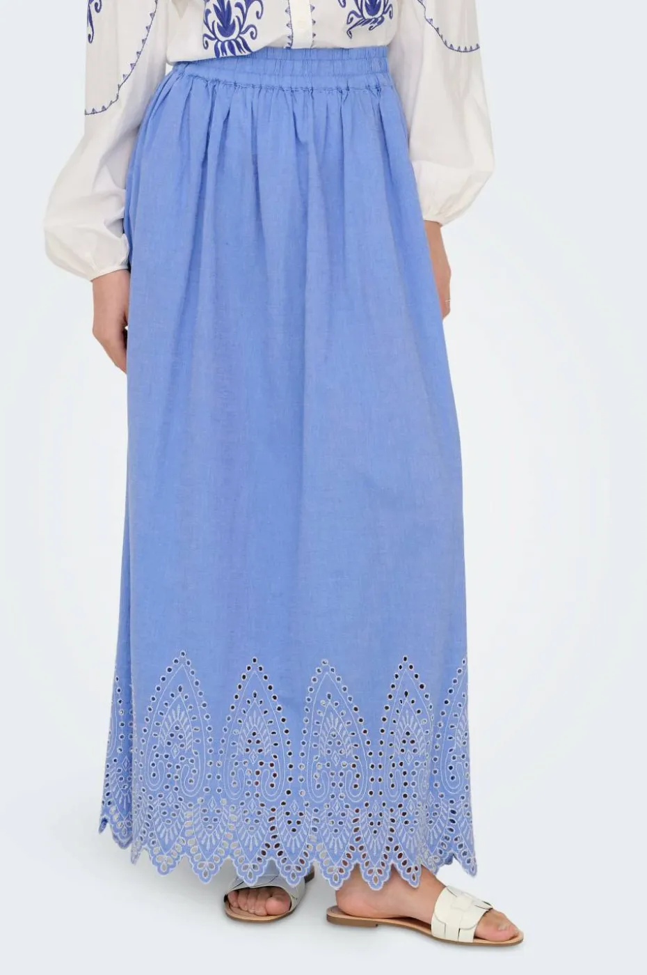 Only Maxi skjørt onlTulum Emb Maxi Skirt