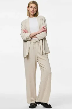 pieces Bukser pcPia HW Wide Pants Wvn