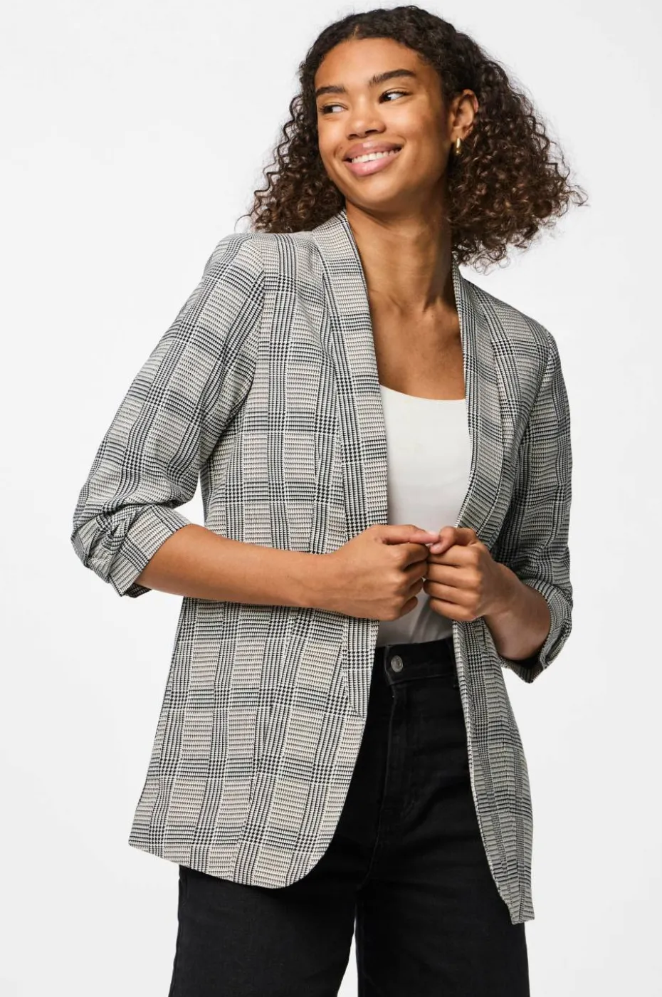 pieces Dressjakke pcBosella 3/4 Printed Blazer