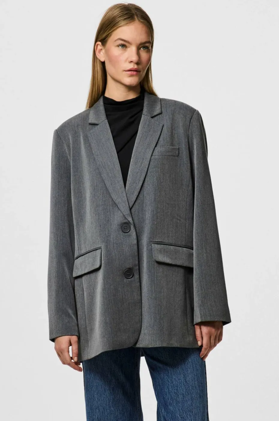 pieces Dressjakke pcKamil LS Loose Blazer Noos BC