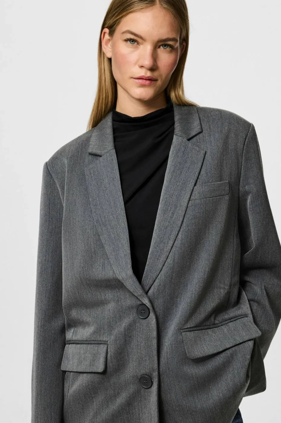 pieces Dressjakke pcKamil LS Loose Blazer Noos BC