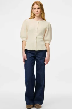 pieces Kardigan pcSilly SS Puff Knit