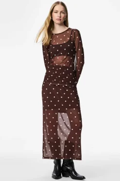 pieces Maxi skjørt pcDorthea HW Ankle Mesh