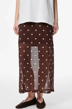 pieces Maxi skjørt pcDorthea HW Ankle Mesh