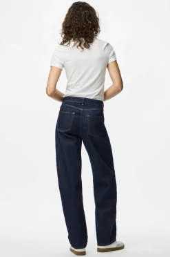 pieces pcGrace MW Barrel Ank Jeans