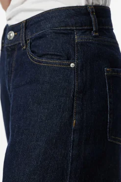 pieces pcGrace MW Barrel Ank Jeans