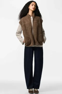 pieces Pilevest pcSadia Teddy Vest