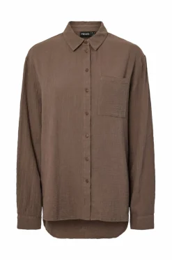 pieces Skjorte pcSastina LS Shirt Wvn Msa BC