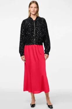 pieces Skjørt pcFranan HW Midi Skirt Noos
