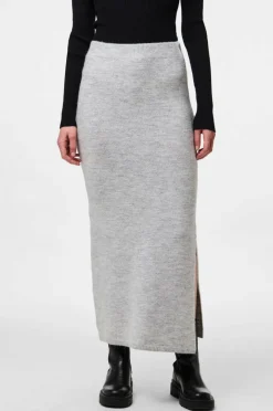 pieces Skjørt pcMikela MW Ankle Slit Knit Skirt M