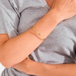 Pilgrim Armbånd Haze Bangle Gold-plated