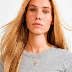 Pilgrim Halskjede Fire Necklace 2-in-1 Set Gold-plated