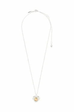 Pilgrim Halskjede Nova Heart Necklace Silver-plated