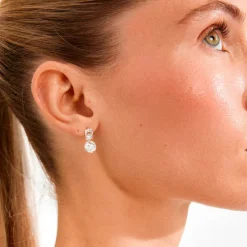 Pilgrim Øredobber Fire Earrings Silver-plated