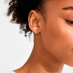 Pilgrim Øredobber Iris Earrings Gold-plated