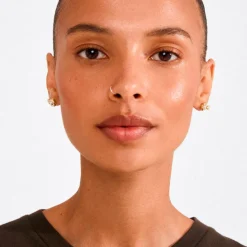 Pilgrim Øredobber Nova Earrings 2-in-1 Set Gold-plated