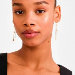Pilgrim Øreringen Mylan Chain Earrings Gold-plated