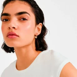 Pilgrim Øreringer Ajani Earrings 2-in-1 Set Gold-plated