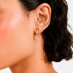 Pilgrim Øreringer Ajani Earrings 2-in-1 Set Gold-plated