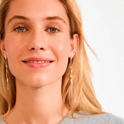 Pilgrim Øreringer Fire Earrings Gold-plated