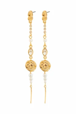 Pilgrim Øreringer Fire Earrings Gold-plated