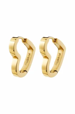 Pilgrim Øreringer Ivarin Earrings Gold-plated