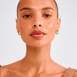 Pilgrim Øreringer Ivarin Earrings Gold-plated