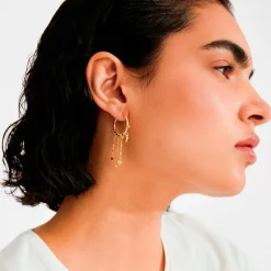 Pilgrim Øreringer Mylan Earrings Gold-plated