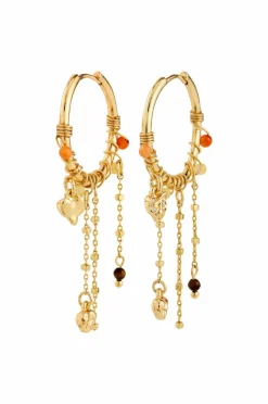 Pilgrim Øreringer Mylan Earrings Gold-plated