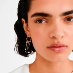 Pilgrim Øreringer Mylan Earrings Gold-plated