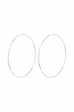 Pilgrim Øreringer Sanne X-large Hoop Earrings Silver-plated