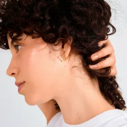 Pilgrim Øreringer Solari Earrings Gold-plated