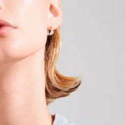 Pilgrim Øreringer Trust Hoop Earrings Silver-plated