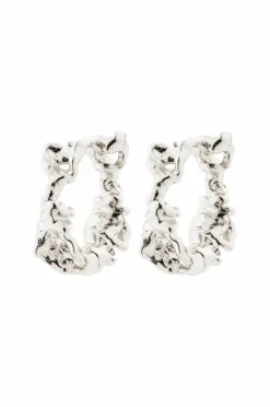 Pilgrim Øreringer Trust Hoop Earrings Silver-plated