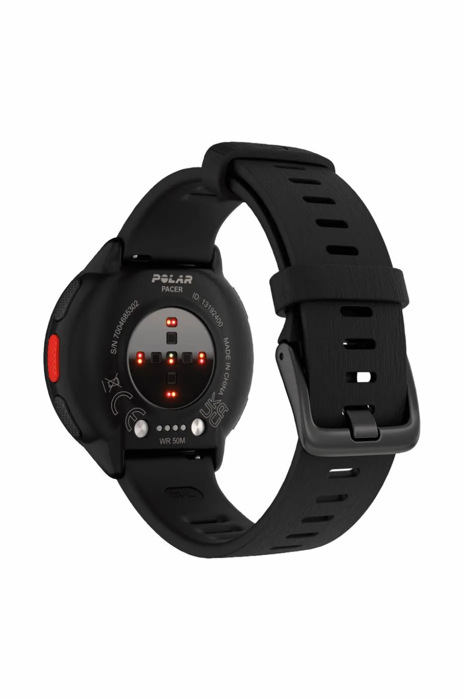 Polar Løpeklokke Pacer Night Black