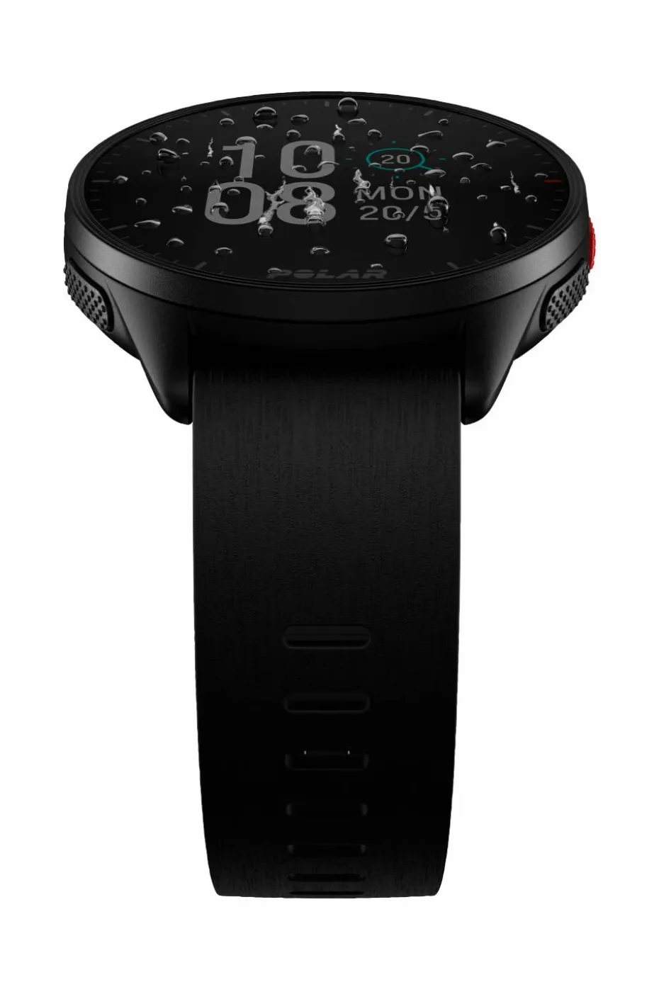 Polar Løpeklokke Pacer Night Black