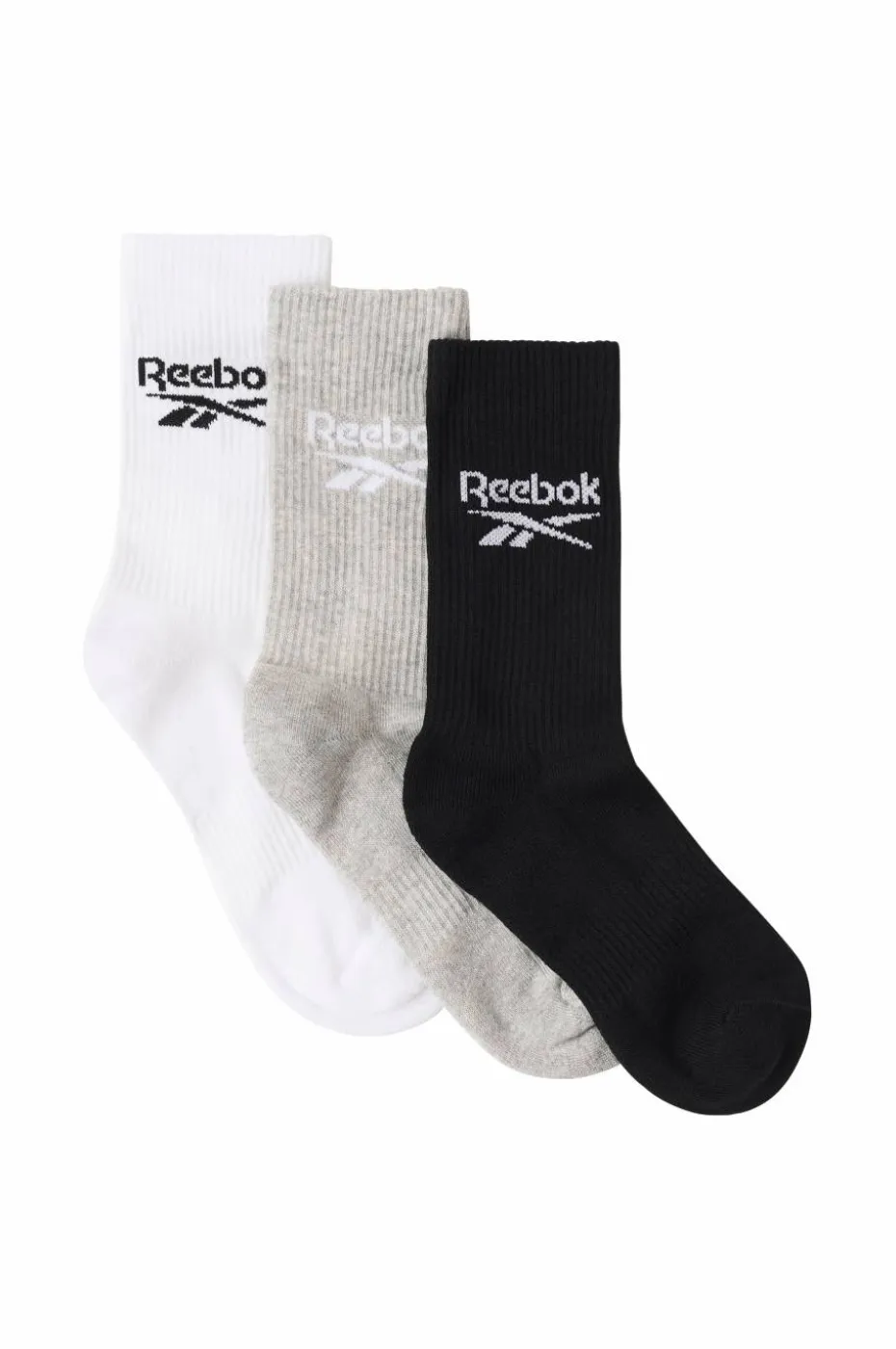 Reebok Performance Sokker Sock Crew With Half 3-pakning
